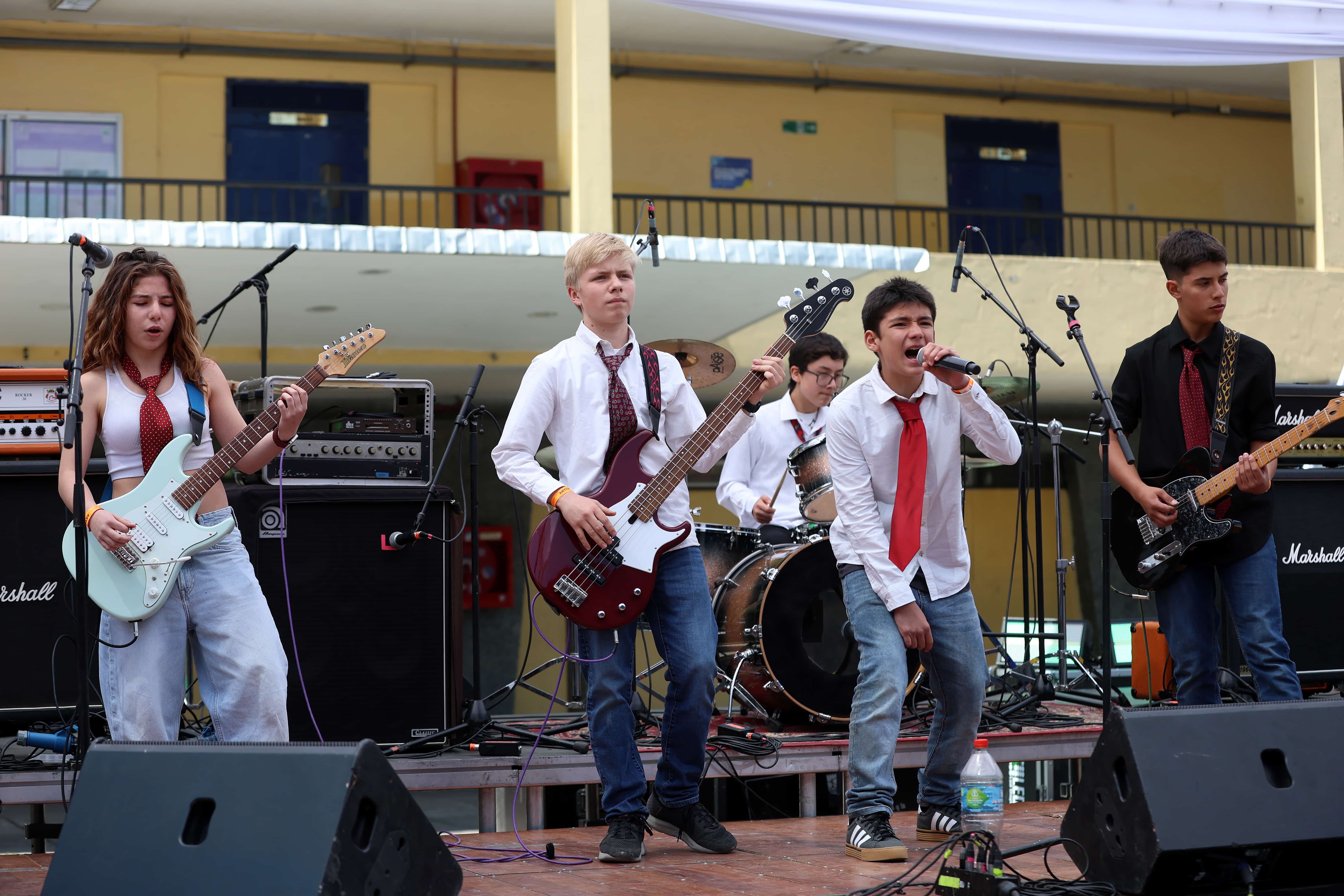 El rock, el talento y la juventud dieron vida al 1° Festival de Bandas Escolares de Rock
