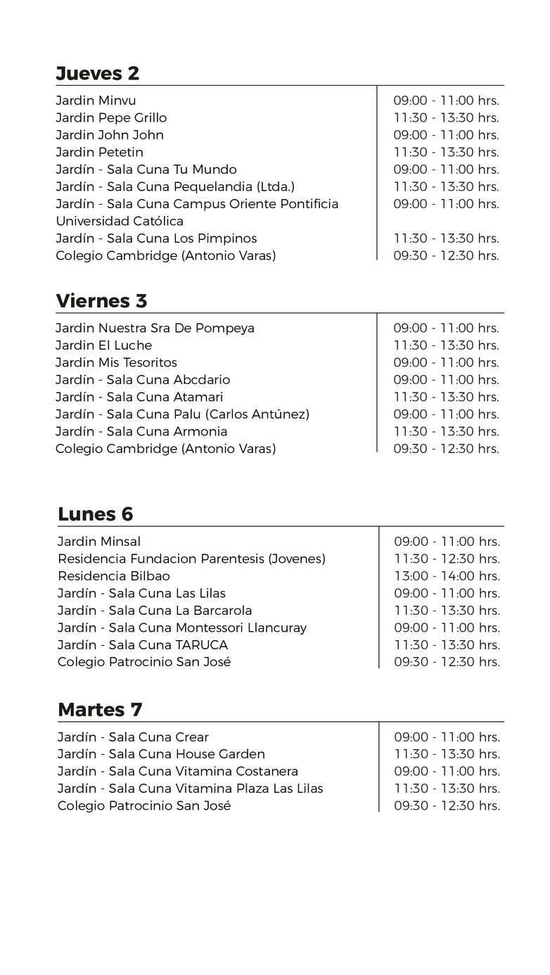 Influenza Establecimientos Privados ST 9