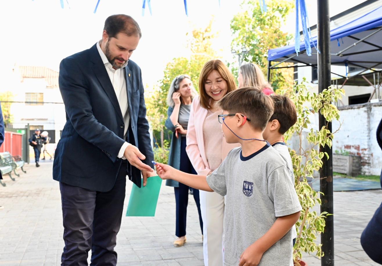 En el Liceo Juan Pablo Duarte, Alcalde Jaime Bellolio dio inicio al año escolar 2025