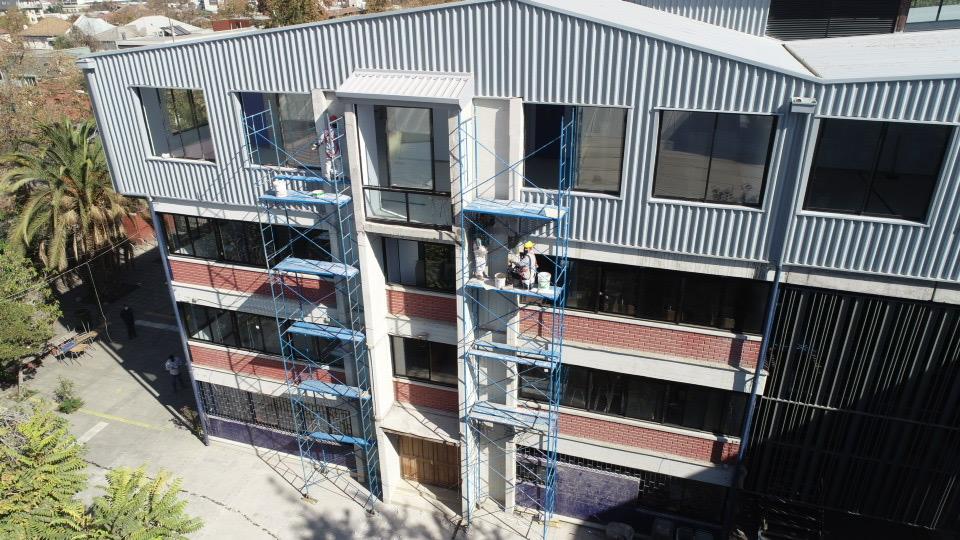 Alcaldesa Matthei visitó obras de remodelación del Liceo Carmela Carvajal