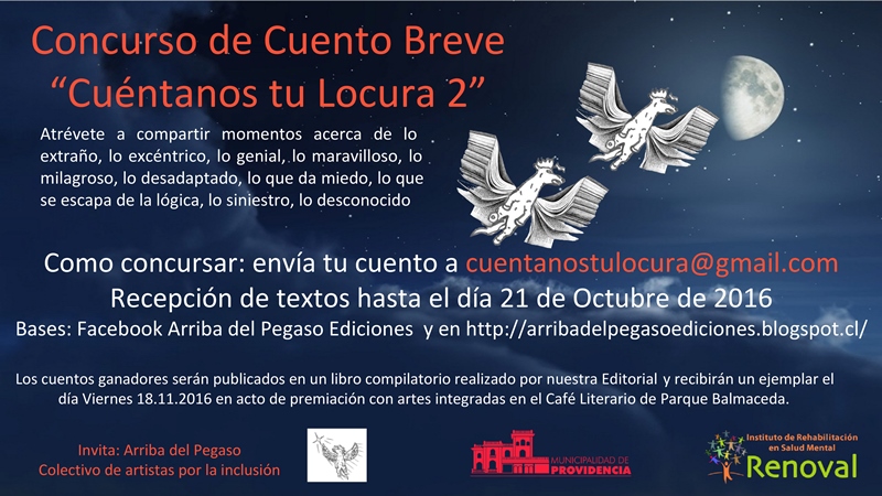Concurso de cuentos breves para vecin@s de Providencia