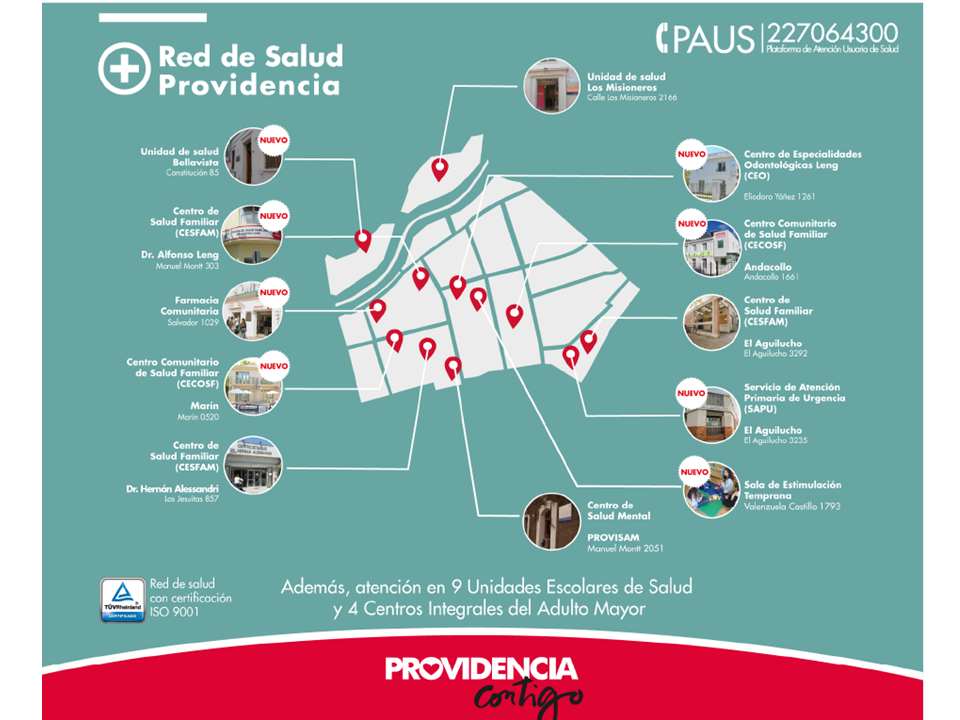 En el “Mes del Corazón” Providencia presenta su Red de Salud Municipal.